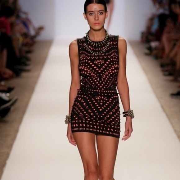 Mara Hoffman Dresses & Skirts - Mara Hoffman Swim Laser Cut Swim Mini Dress NWOT L